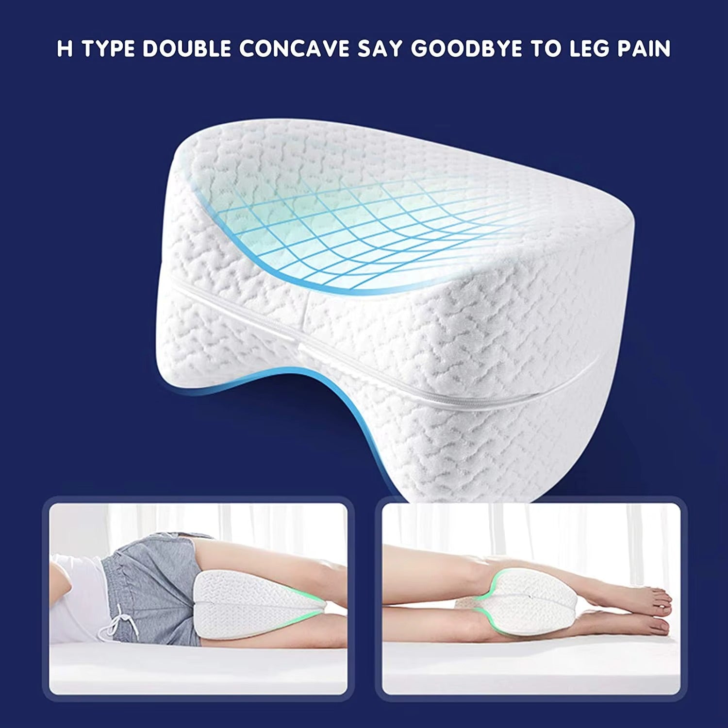 SmoothSpine™ Pillow – Relieves Hips, Back & Sciatica